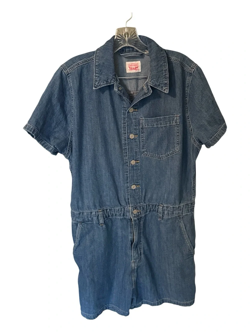 LEVIS heritage short sleeve romper size L - Picture 6 of 11